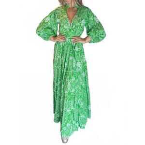 NEW FEATHER & FIND kaiema v-neck dress in sacred circle